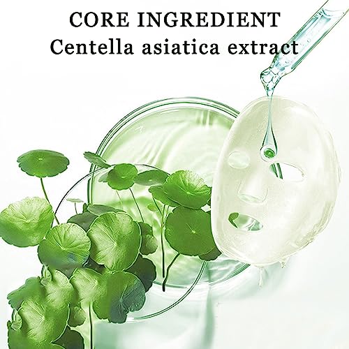 Centella Asiatica Bubble Mask Moisturizing Deep Cleansing Smear Skincare Mask Remove Blackheads Individual Package 10 Seconds to Foam(4g×12Pcs)