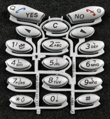  Keypad per Ericsson T29 Silver