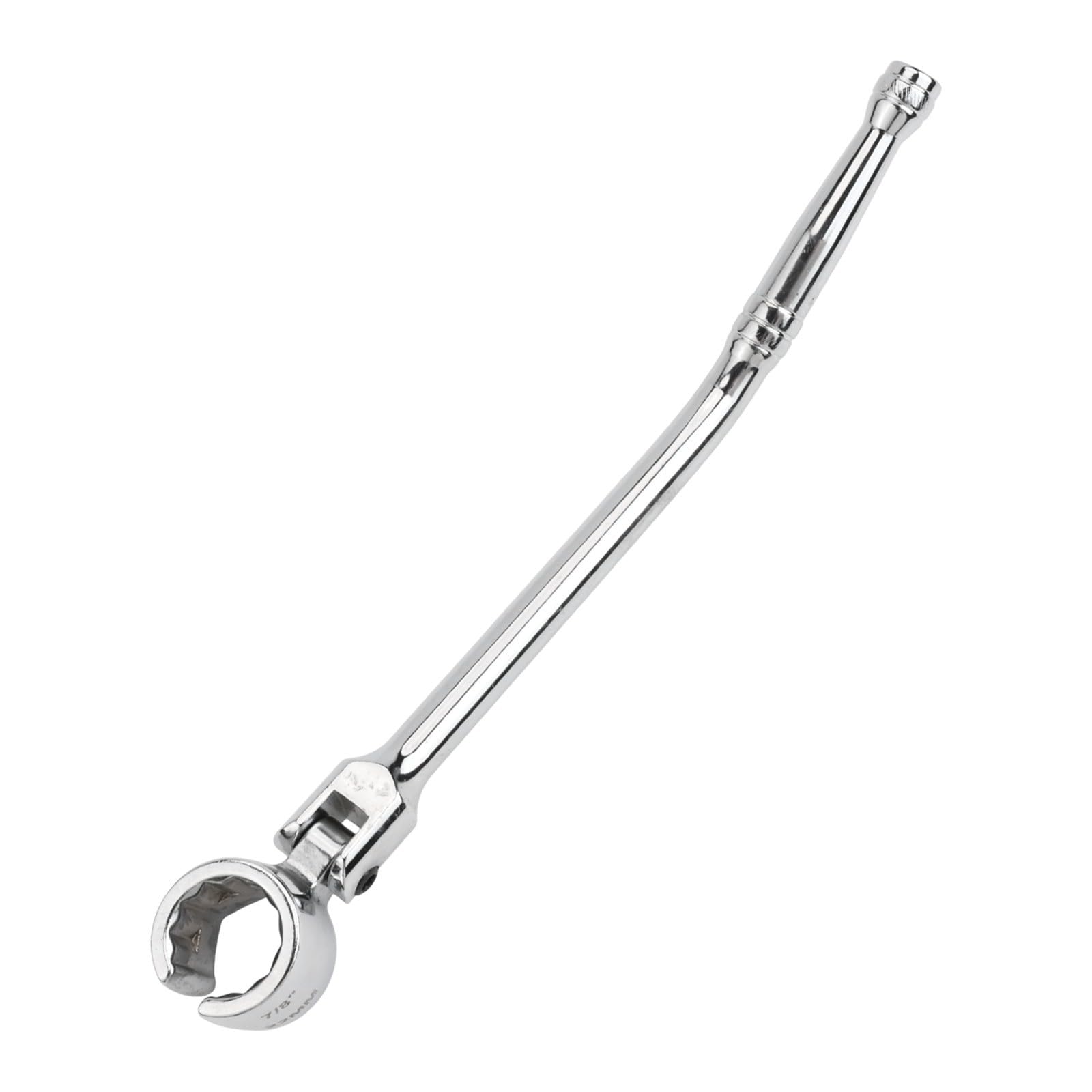 Clé à capteur lambda 22 mm en acier au chrome vanadium orientable à 180° poignée ergonomique outil pour démonter et installer les sondes lambda Argenté