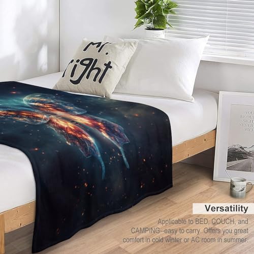 Couverture papillon douce et lavable pour réchauffer les nuits froides
