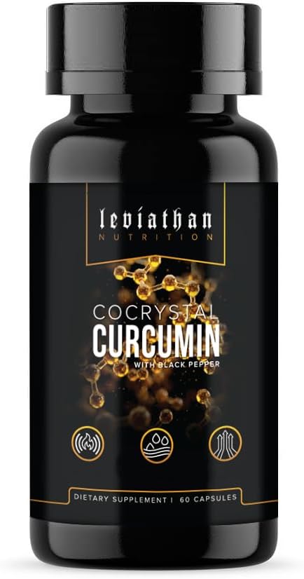 Leviathan Co Crystal Curcumin | Curcumin L-Carnitine CoCrystal 60% Curcuminoids 1200mg