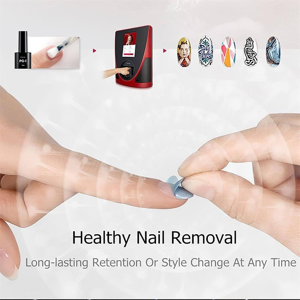 Imprimante D'art D'ongle Numérique Intelligente, Imprimante D'ongle Automatique Intelligente 3D, Imprimante D'art D'ongle Intelligente Numérique Upport DIY/USB Pour Salon De Manucure à Domicile