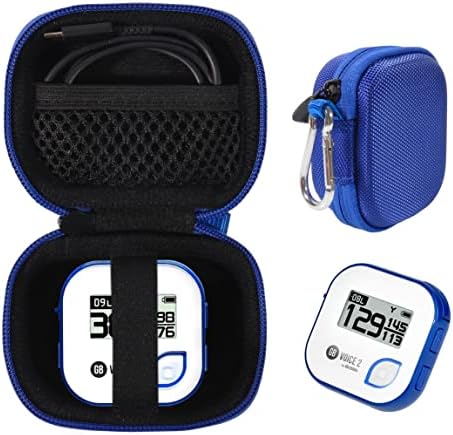 CaseSack Golf Course GPS Case Compatible with GolfBuddy Voice, Voice 2, Bushnell NeoGhost, Garmin 010-01959-00 Approach G10(Stone Blue-Updated Version)