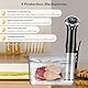 Sous Vide,Sous Vide Garer großem Touchscreen 1100 Watt Präzisionsgarer, Tauchthermostate, Sous Vide Stick Präzisionsgarer (WiFi) mit APP Funktion