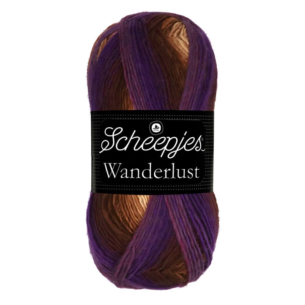 Scheepjes Wanderlust Yarn 100g - Havana 454, Acrylic, Multi-Color