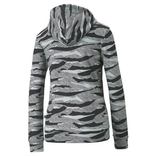 PUMA PUMA Womens Essentials Animal AOP Hoodie L Black