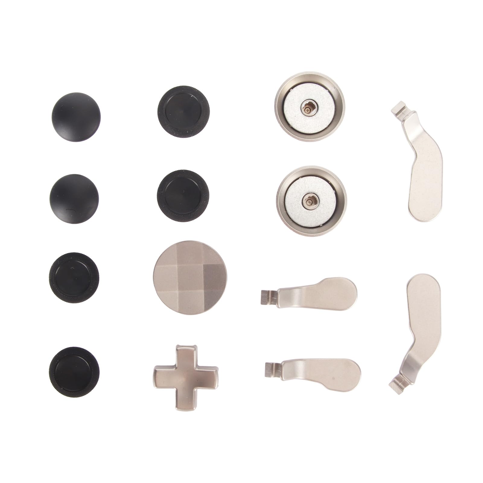 Metallbeschichtete Thumbsticks für Elite Series 1, 14-in-1-Metall-Thumbsticks-Ersatz, Metal Swap-Magnet-Joysticks für Xbox One Elite Series 1 Controller
