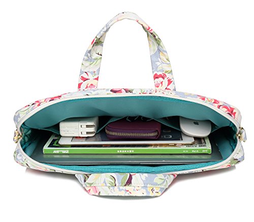 image for Canvaslove Big Rose Laptop Shoulder Bag with Rebound Bubble Protection