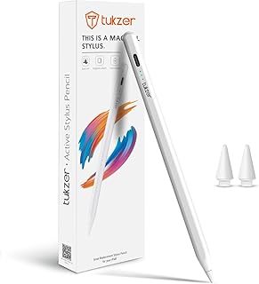 Tukzer Active 2nd Gen Stylus Pen iPad Pencil | Palm Rejection, Tilt Sensor, High Precision| for only iPad 2018 Onwards iPa...