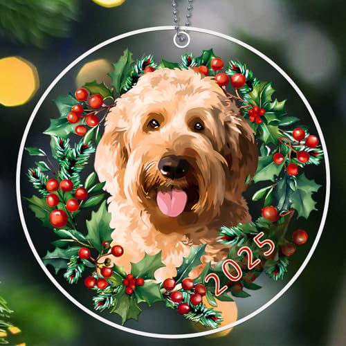 Goldendoodle Ornament, Golden Doodle Christmas Ornaments 2025, Dog Ornaments for