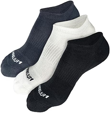 HEELIUM Bamboo Ankle Socks for Men & Women | Ultra-Soft, Odour-Free, Thin & Breathable | 3X Softer than Cotton | Sizes - M (UK 4-8) & L (UK 9-13)