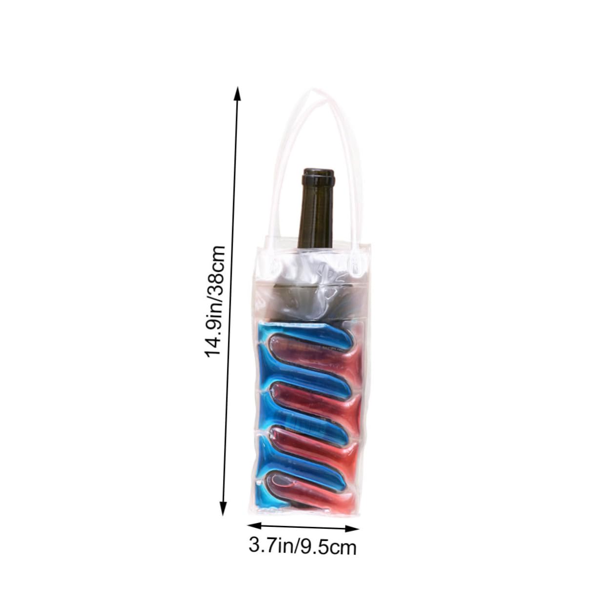SHOWERORO Wine Chiller Bag Set Insulation Cooling for Wine Bottles Freezer Bag Beer Chiller Gel Holder