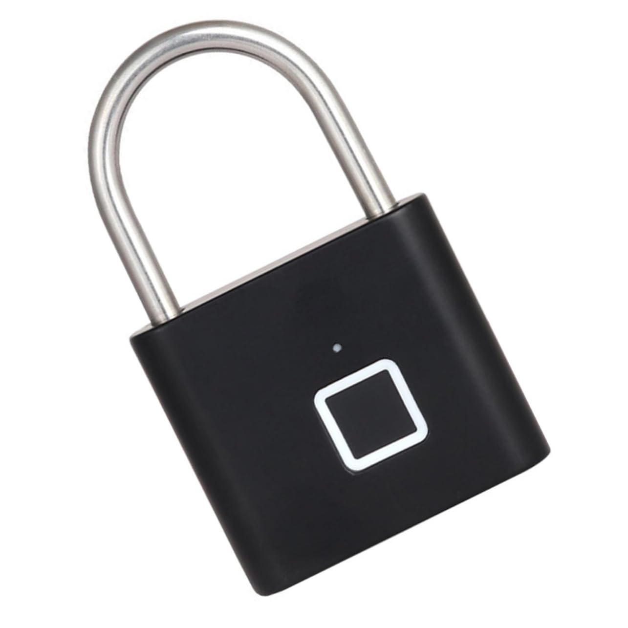 DOITOOL 4 Stück Schließfach Zubehör portable lock geldschrank tragbare Tür Vorhängeschlösser für Gepäck Outdoor-Fingerabdrucksperre Vorhängeschloss mit Fingerabdruck Aluminiumlegierung