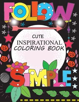 Paperback Cute Inspirational Coloring Book: Inspirational Coloring Book