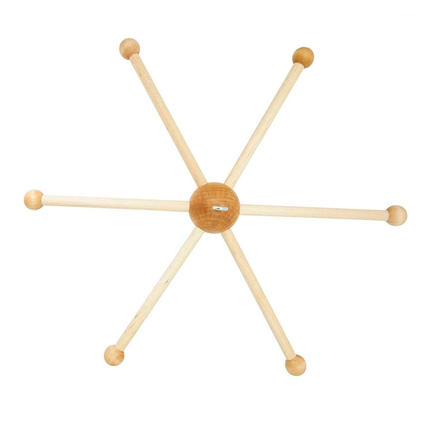 Baby Wooden Mobile Hanger, Wooden Mobile Frame Toy Hanger