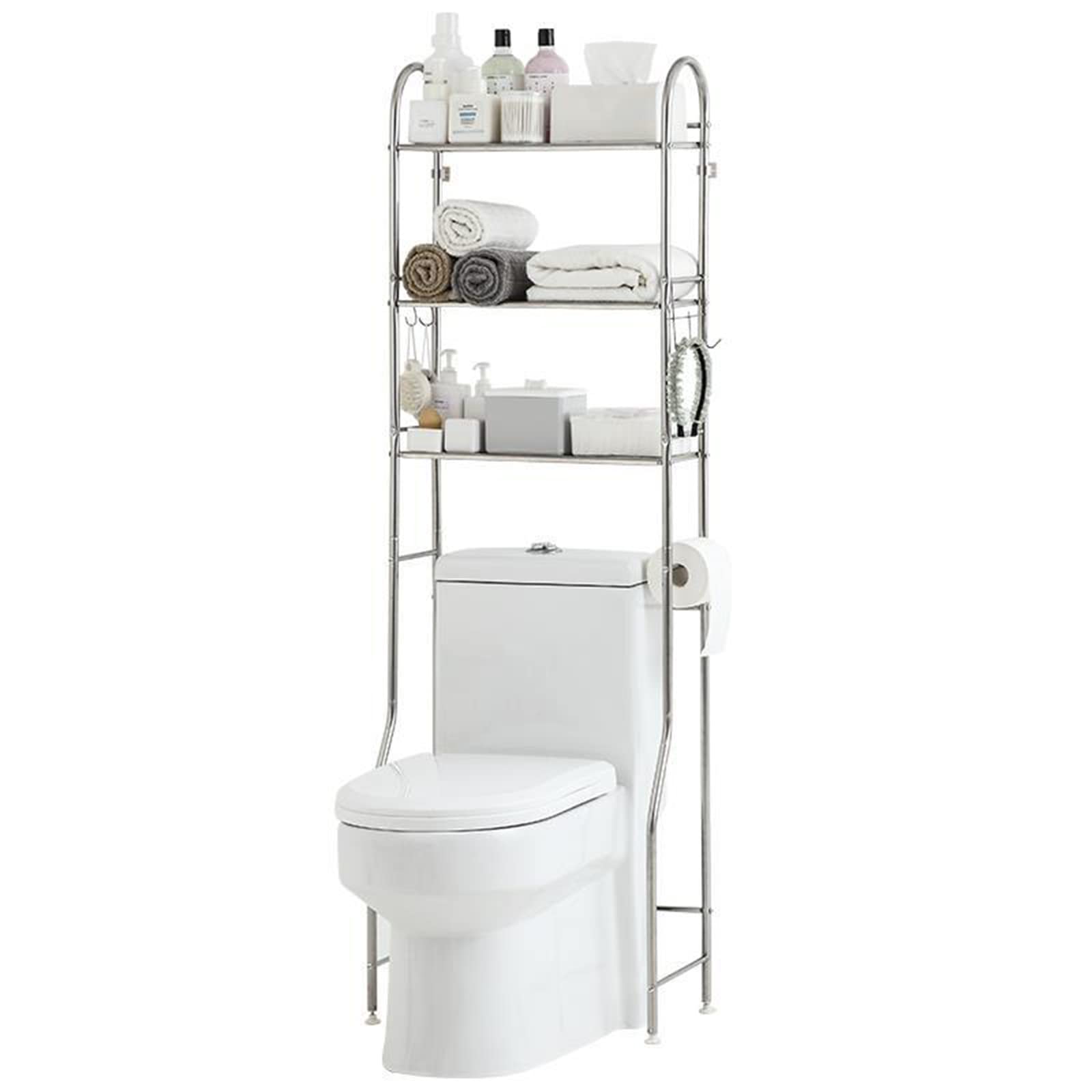 Étagère d'angle en acier inoxydable pour optimiser la douche