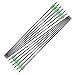 Archery Bow Carbon Arrow Hunting Target Practice Arrows 26 Inch with Removable Tips for Compound & Recurve Bow Spine 500 12PCS Pack