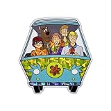 Elektroplate Officially Licensed Scooby-Doo Gang Mystery Machine Reflective Decal (3.5” X 3.8”) | Premium Auto-Grade All Weather Vinyl Sticker For Car, Water Bottle, Tablet, Phone &Amp; More | Made In Usa