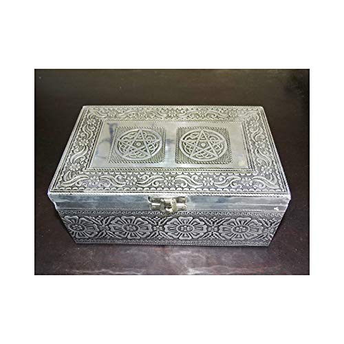 int. d'ailleurs - Grande boîte à Bijoux avec pentagone et Velours Noir - AC799 Cover