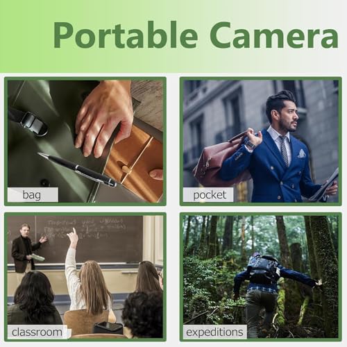 Image of 1080P Body Camera Pen [Upgraded 2026] - Body Cam with HD Video or Picture Taking, SD Card Storage, and Manual Control for Privacy Compliance