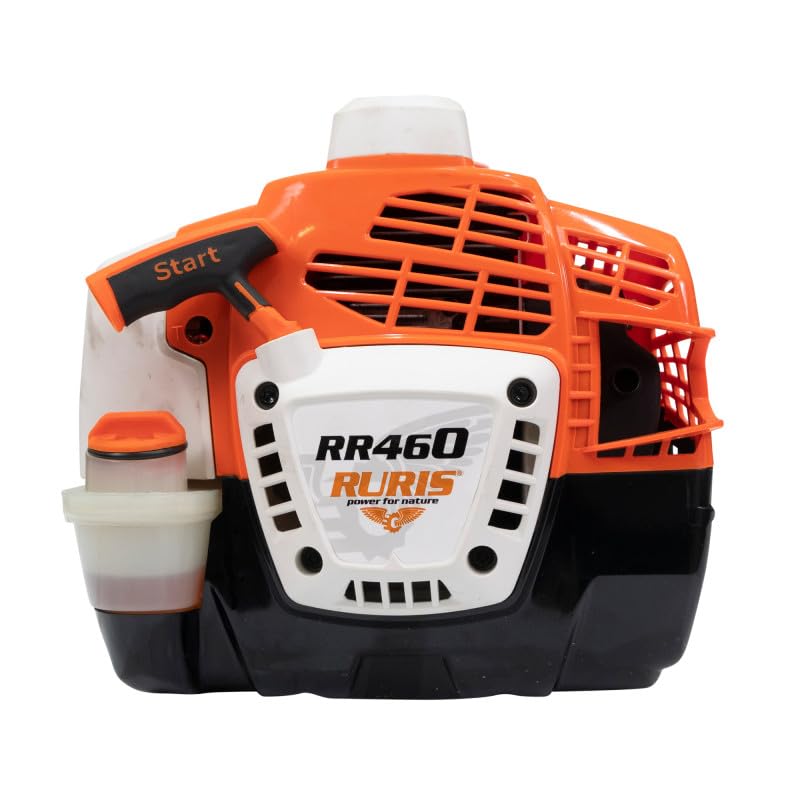 RURIS RR460, Carrete de Corte Profesional, Soporte para Manillar ergonómico, Disco Triple, arnés de Seguridad ergonómico