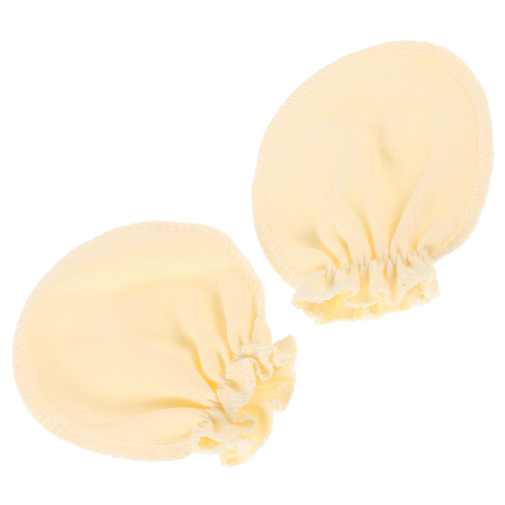 Beavorty Soft Mittens for Newborns Scratch Mittens Breathable Cotton Gloves Elastic Winter Bathing