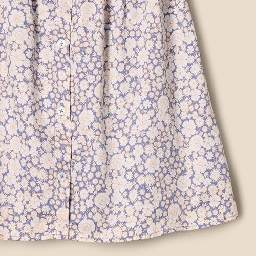 Amazon Essentials x Sofia Grainge Toddlers and Baby Girls' Cotton Sateen Dress with Collar4