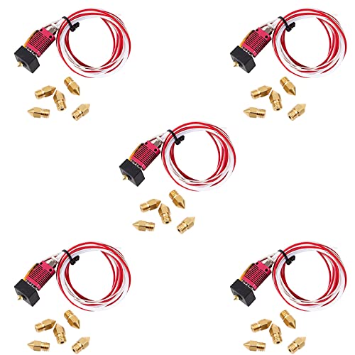 Kit MK8 extrémité chaude assemblé avec bloc chauffant aluminium pour filament 1.75mm
