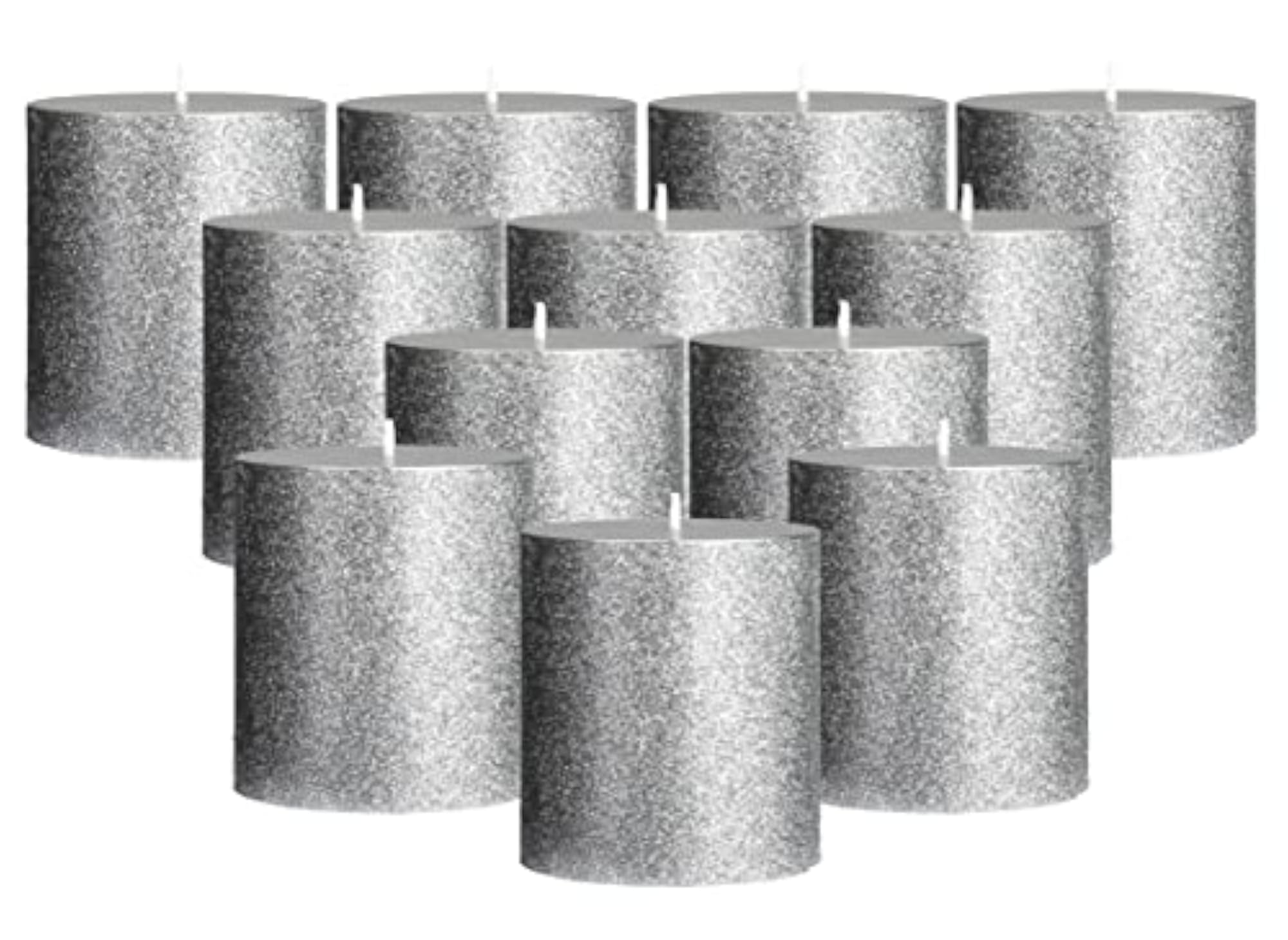 Paraffin Wax Smokeless Silver Votive Candle