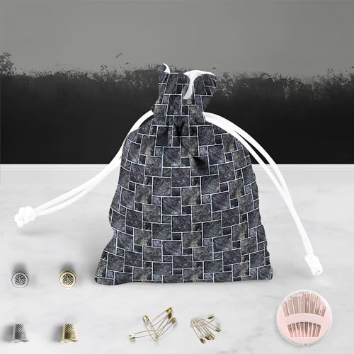 Image of ArtzFolio Black Mosaic | Pouch Wrist Potli Bag | Bag for Weddings & Casual Parties