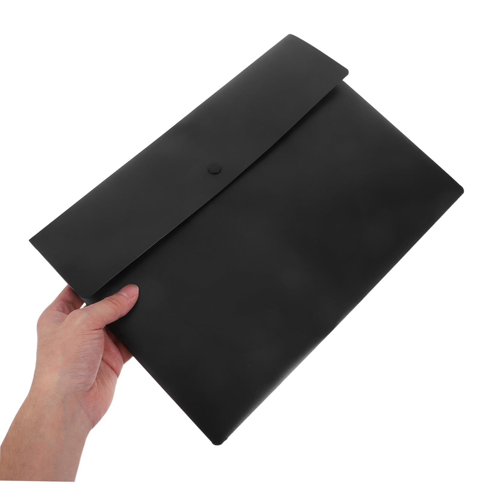 10 Stück Kunststoff Dokumentenmappe mit Druckknopfverschluss Wasserdichte Büro-organizer Tasche Große Kapazität Aktenhülle für Schule Büro und Zuhause Vielseitiger Ordner für