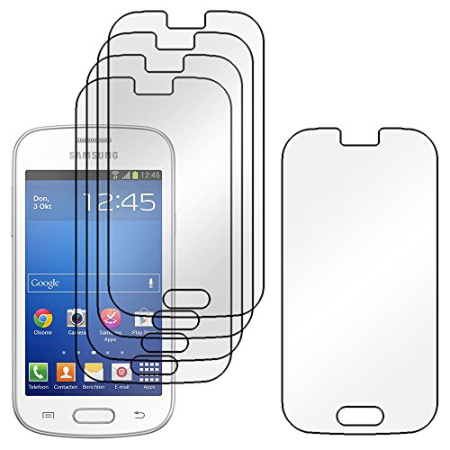 ebestStar - Pack x5 Film Protection Compatible avec Samsung Galaxy Trend Lite S7390 S7392 Protecteur d'écran Plastique Souple Anti-Rayures [Appareil: 121.5 x...
