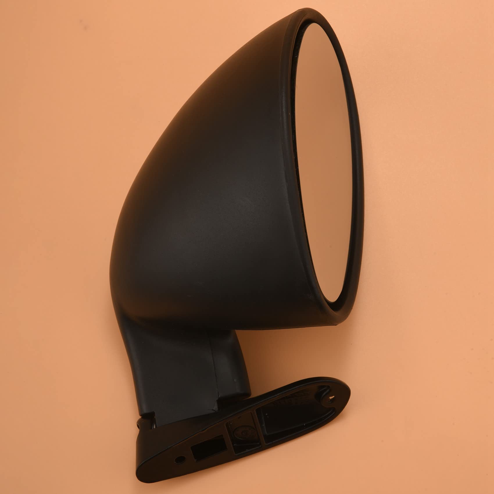 Seitenspiegel für Auto, matt, Retro, klassisch, Autozubehör im kalifornischen Stil, Schwarz, L R,