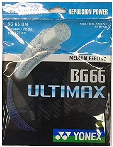 Yonex Badminton String BG 66 Ultimax |Pearl Navy |Gauge 0.65mm|Quik Repulsion (B081QLHRS8) Amazon Price History, Amazon Price Tracker
