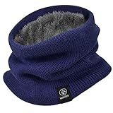 Caliente y de Moda al Mismo Tiempo - A diferencia de una bufanda tradicional, que puede aflojarse y debe atarse, simplemente deslice esta bufanda circular sobre su cabeza para mantener su cuello caliente. Incluso en actividades de alto nivel de movimiento, esta bufanda para el cuello siempre se mantendrá firme. Luce esta elegante y funcional bufanda para un look moderno que le mantendrá más caliente que otros accesorios para el cuello.