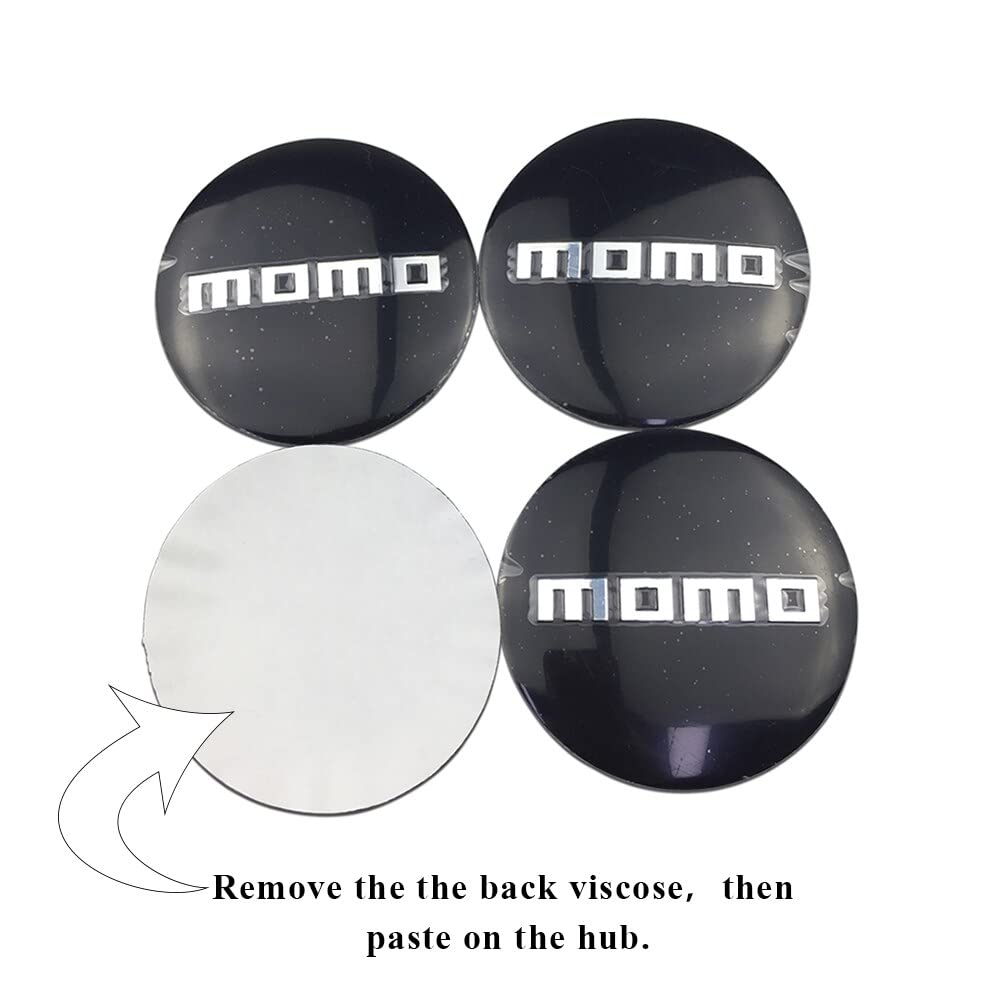 【momo】シール　4 Amazon | MLIENSIO MOMOロゴカーホイールセンターキャップステッカー