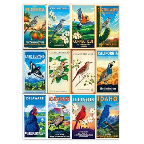 Artipuz Puzzle for Adults 1000 Pieces American 12-State Bird