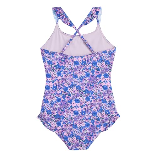 vineyard vines Girls Ruffle One Piece, Helen Floral2