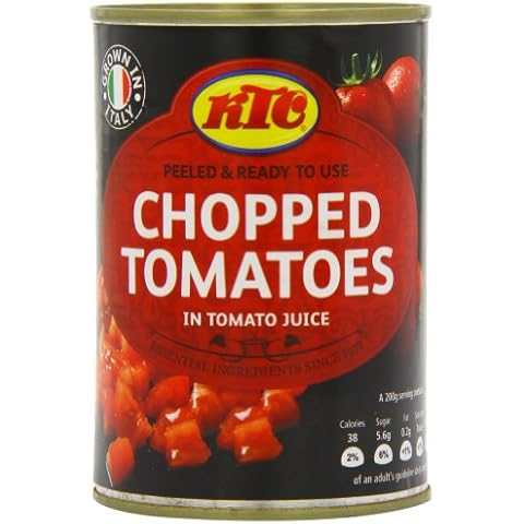 KTC Chopped Tomatoes 400 g (Pack of 12) Cover