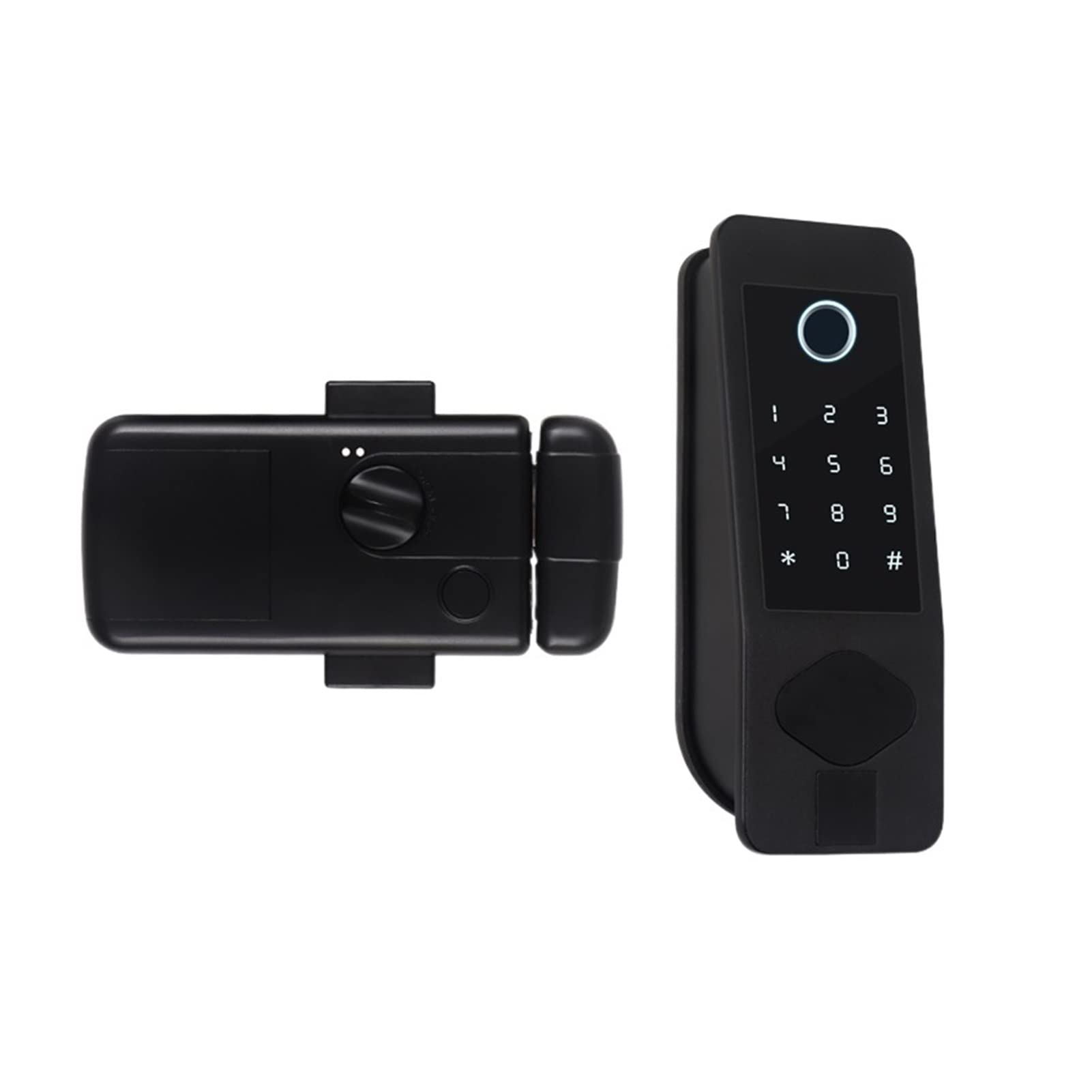 Inteligentny blokada drzwi WiFi Bluetooth FingePrint hasło 13.56 MHz M1 Card Brama Wsparcie dla domu zabezpieczeniem Blokada W6(W6)
