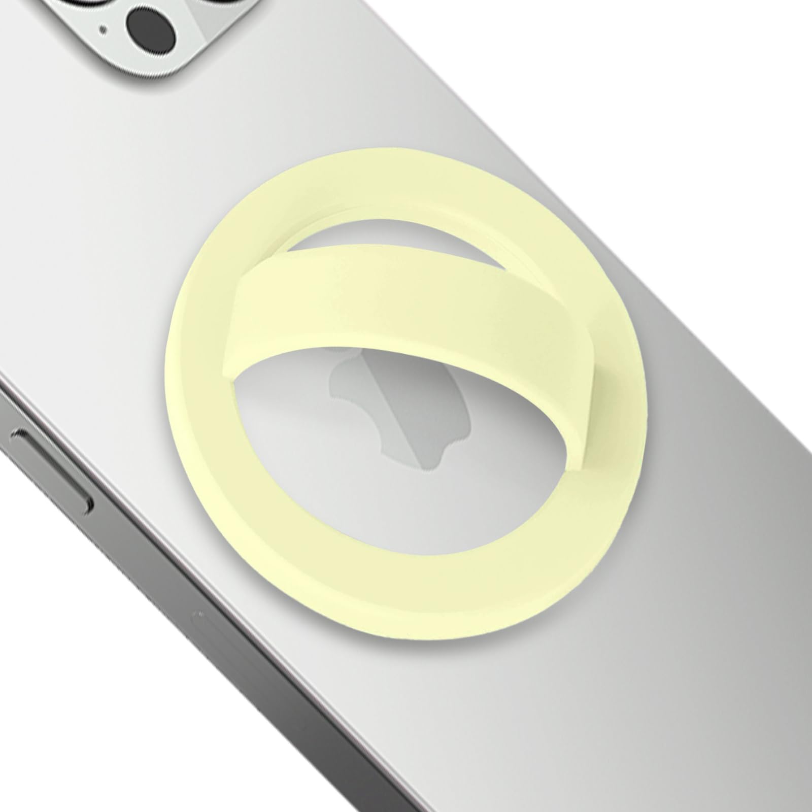 Magnetic Silicone Comfy Ring Grip Phone Holder, Loop Grip Phone Holder,Strong Grip,Comfortable,Easy to Install and Remove,Compatible with Magsafe for