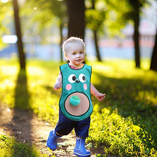 CLISPEED Conjunto de Jogo de Colete de Bola para CrianÃ§as Dodge Bola Colete de Bola de Alvo Pegajos