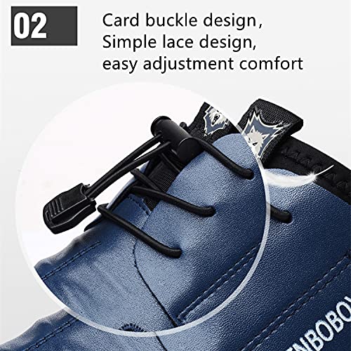 Veslesth Men Casual Luxury Sneakers Leather Loafers Comfort Walking Shoes Fashion Driving Shoes for Male Business Work Office Dress Outdoor4