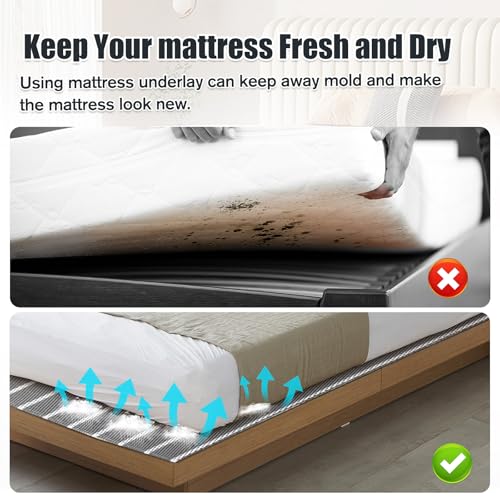 image for JZHLLA 3D Air Mesh Fiber RV Mattress Underlay 39.4 * 120 Inch Under Ma