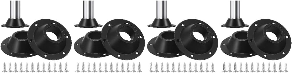 8pcs Rv Table Base Mount Flush Mount Rv Table Mounting Bracket for Floor Boat Base Furniture Hardware