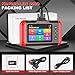 KINGBOLEN OBD2 Scanner S500 Car Scanner, Lifetime NO Cost Update Diagnostic Scan Tool with 6 Reset,Oil/Brake/SAS/Throttle/Inject/ABS Reset, Engine ABS SRS Transmission OBD2 Code Reader, Battery Test