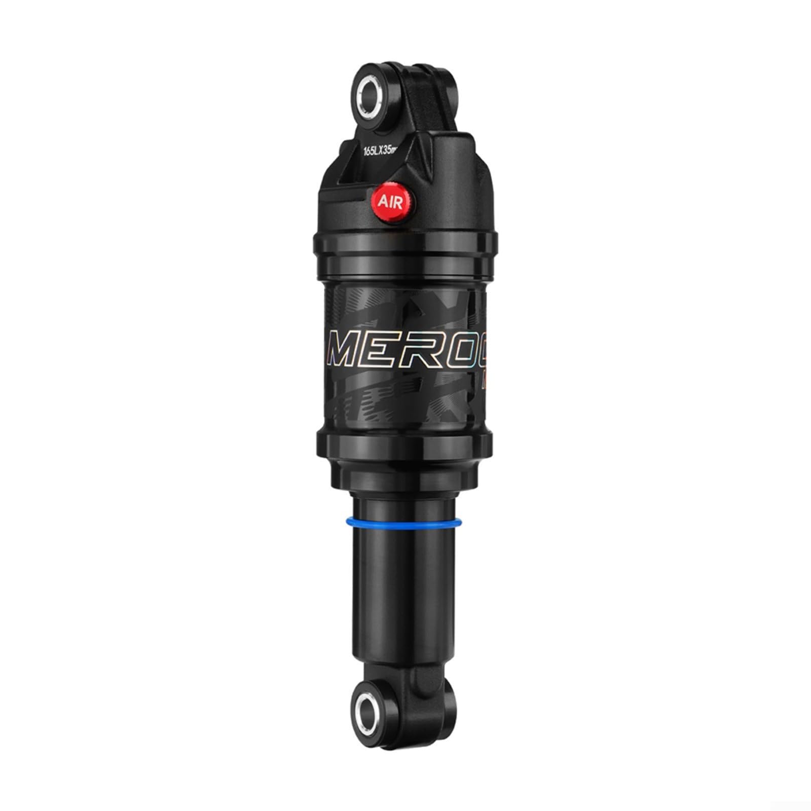 Amortisseur arrière pour vélo 125/150/165/190 mm Pression d'air réglable avec doublure 24 mm (190 mm x 50 mm)