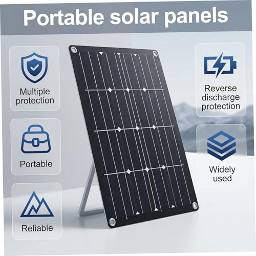 Cargadores de goteo solares de 10w con panel monocristalino para coche 7