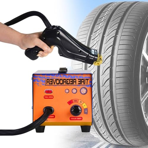 Image of LPLYAA Commercial Truck Tyre Grooving Tool 1000 W,Hand-held Professional Rubber Tire Heating Regrooving Machine,for Racing, Motorcycle, Kart