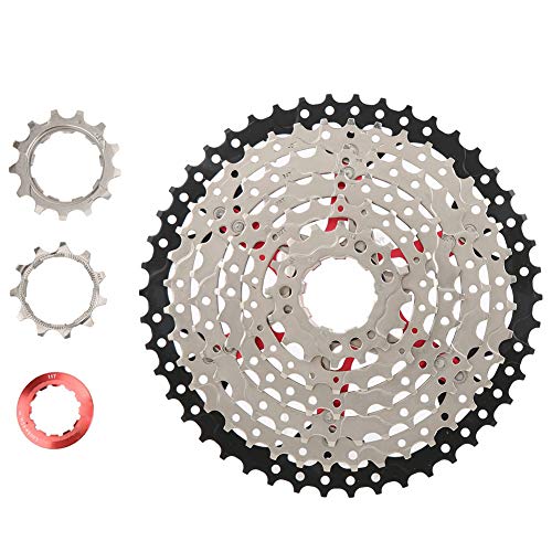 Alomejor Bicicleta de Rueda Libre de Bicicleta de Montaña Cassette de 8 Velocidades 46T, Acero de Engranaje de Bicicleta de Montaña, Fácil de Instalar y Usar